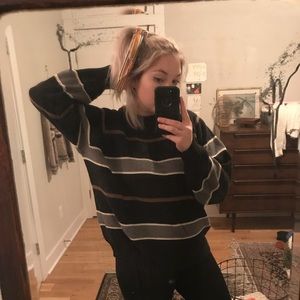 Stripped Knit Sweater